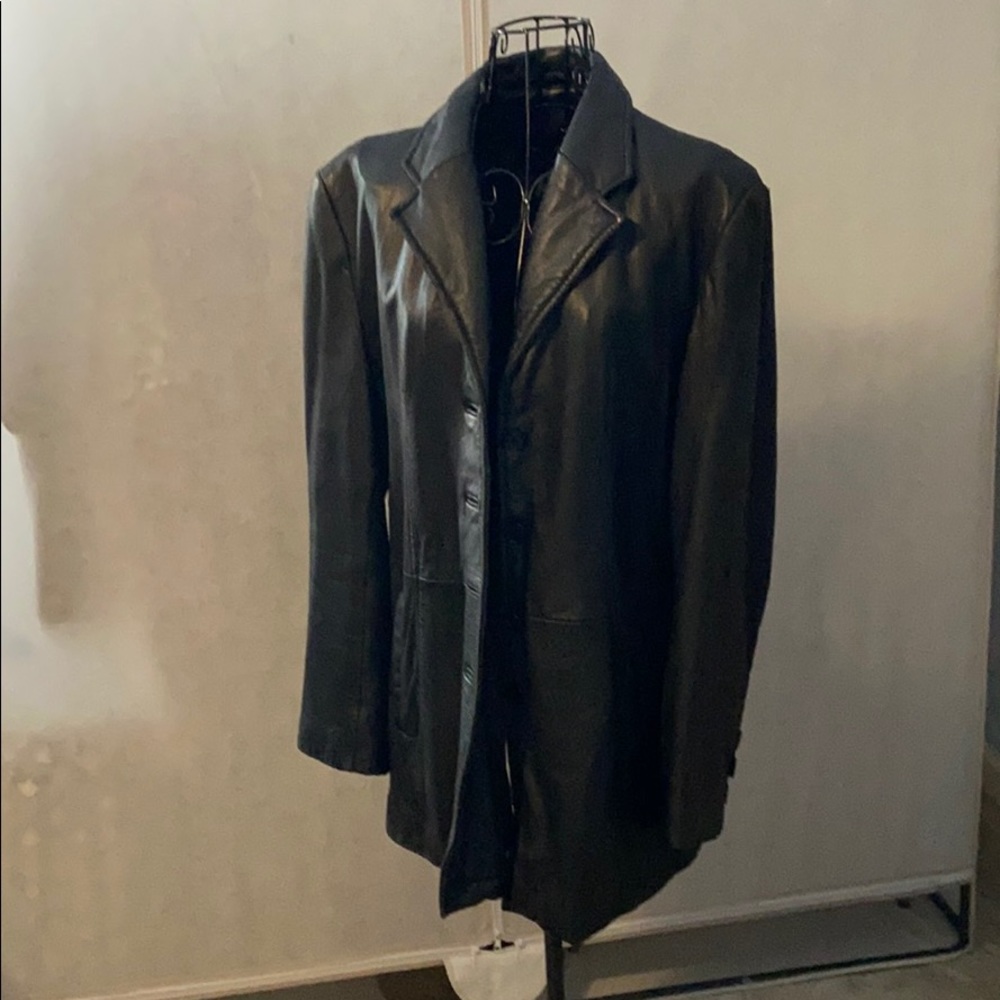 Black Leather jacket.